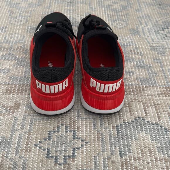 Puma Pacer Future Black Red Sneakers Men size 8 - Picture 5 of 10